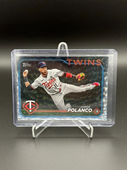 2024 Topps Series 1 JORGE POLANCO #67 Crackle Foil