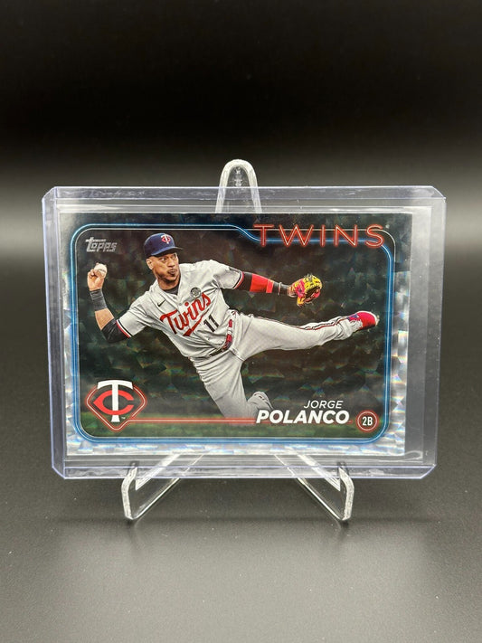 2024 Topps Series 1 JORGE POLANCO #67 Crackle Foil