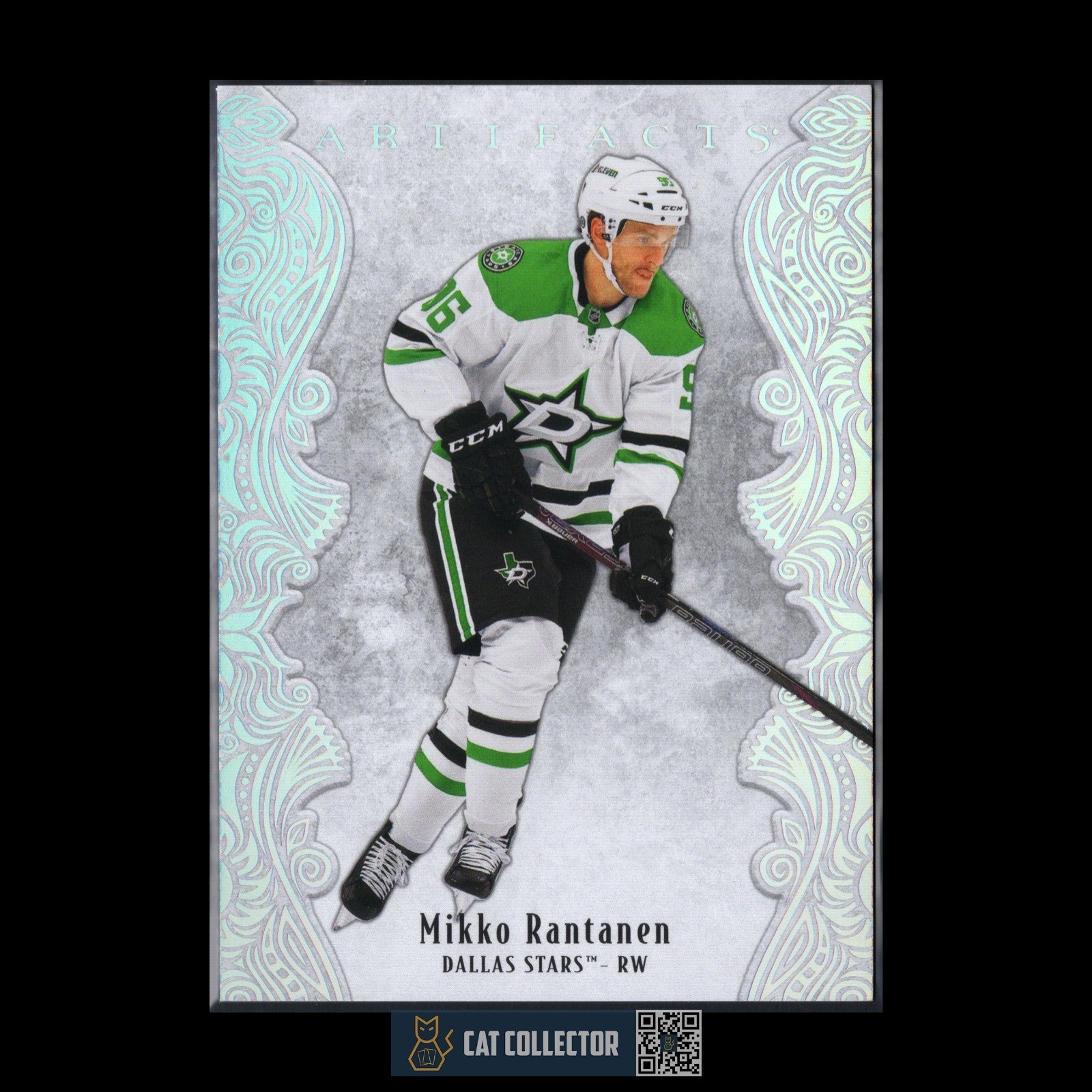 2025-26 UD Artifacts MIKKO RANTANEN #8 Platinum Sparkle /99