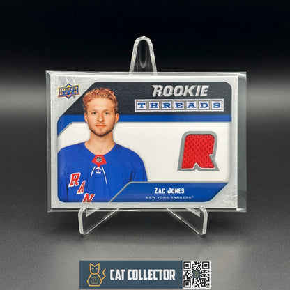 2021-22 UD Series 2 ZAC JONES #RT-ZJ Rookie Threads RC Jersey