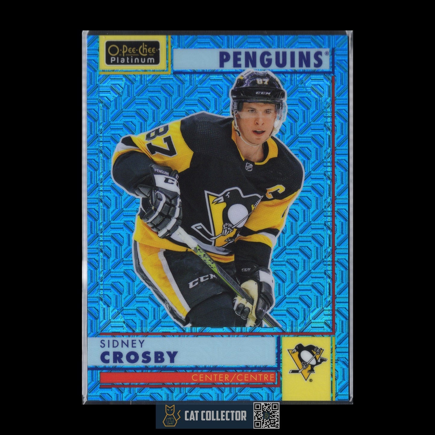 2022-23 O-Pee-Chee Platinum SIDNEY CROSBY #R-39 Blue Traxx /199 SP