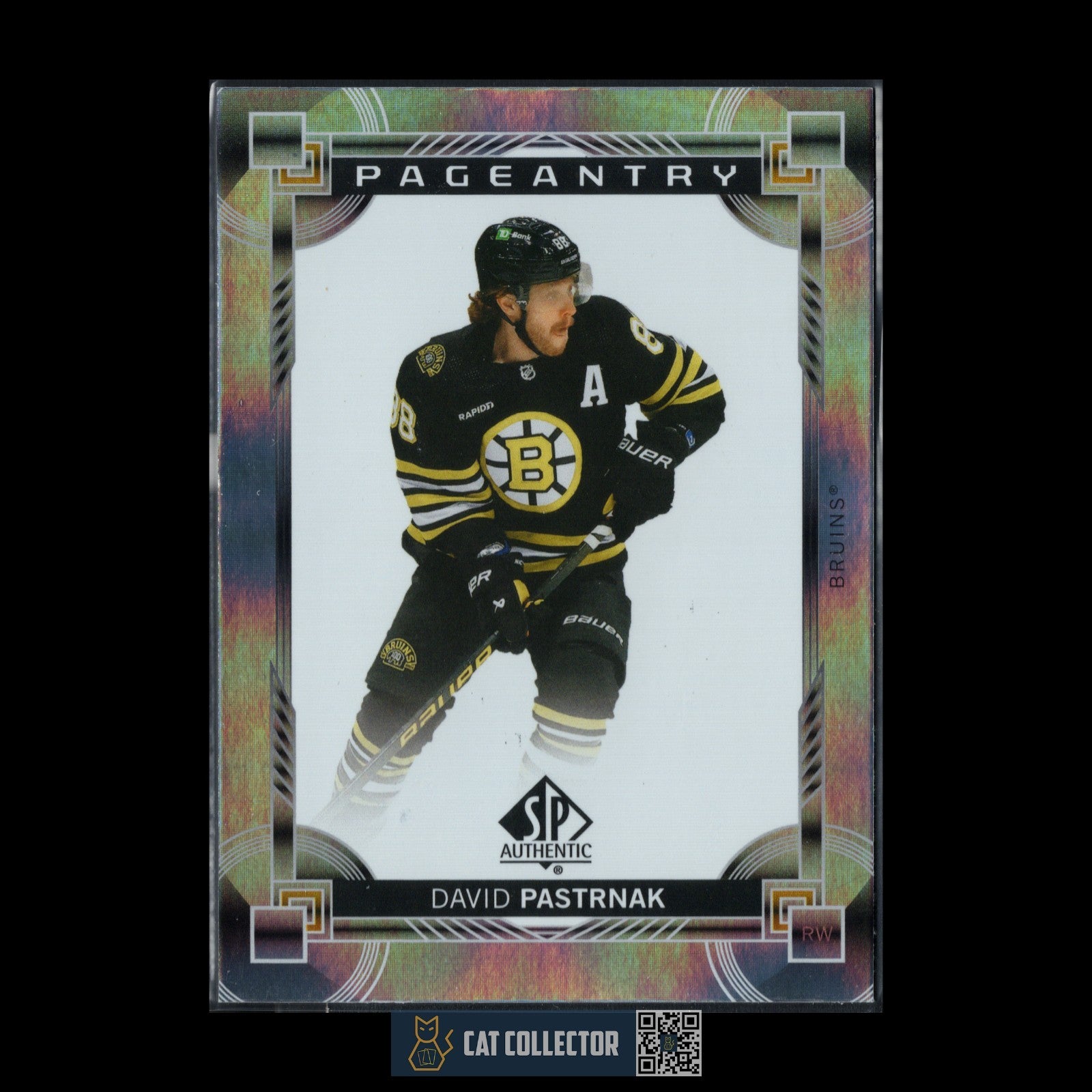 2024-25 UD SP Authentic DAVID PASTRNAK #P-45 Pageantry