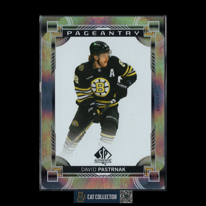 2024-25 UD SP Authentic DAVID PASTRNAK #P-45 Pageantry