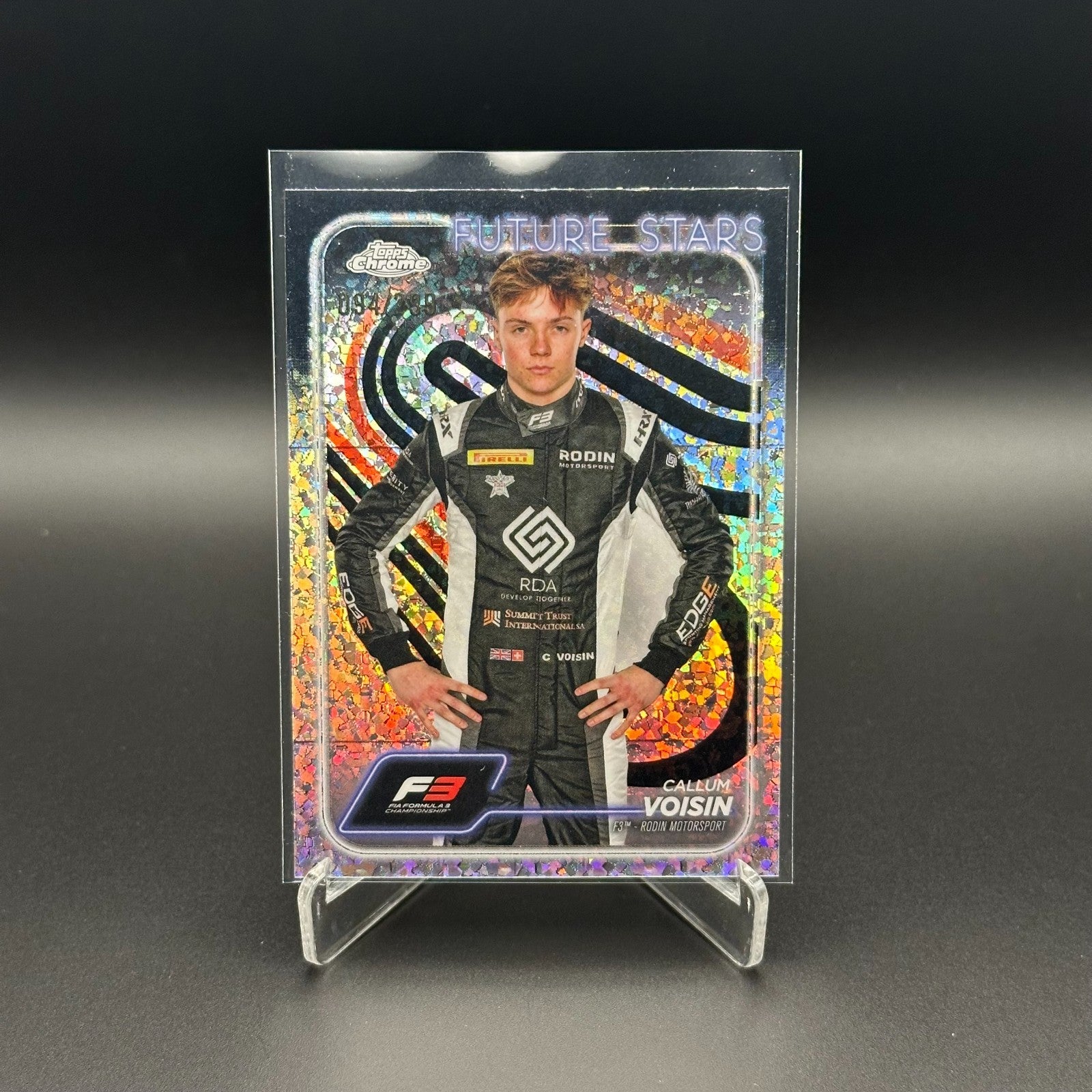 2024 Topps Formula 1 CALLUM VOISIN #70 F3 Future Stars Mini Diamond Refrac. /299