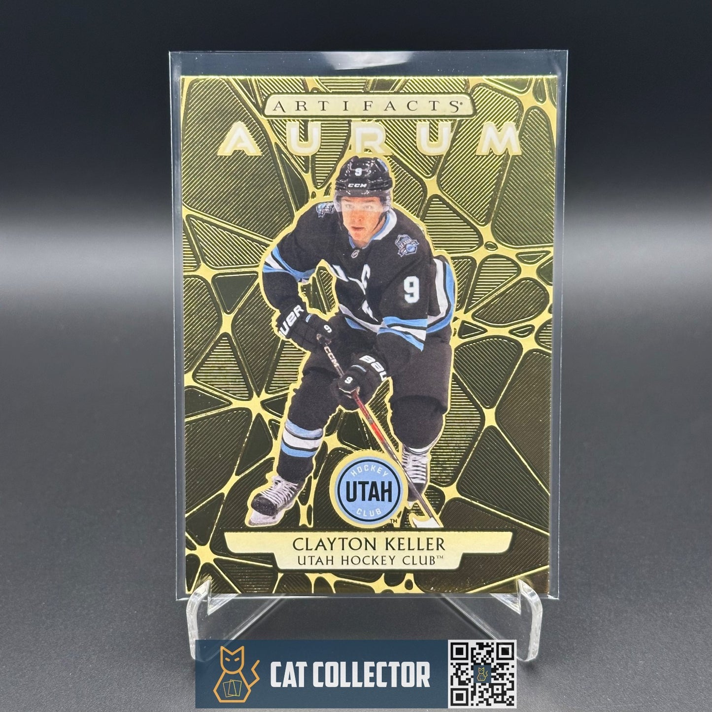 2025-26 UD Artifacts CLAYTON KELLER #27 Aurum Bounty - Unscratched