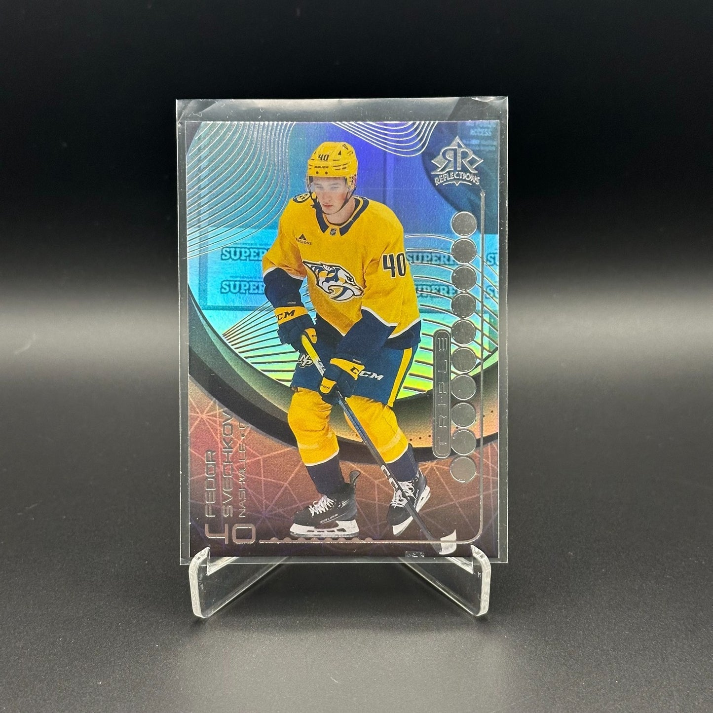 2024-25 UD Extended FEDOR SVECHKOV #TDR-5 Triple Dimensions Reflections Rookie