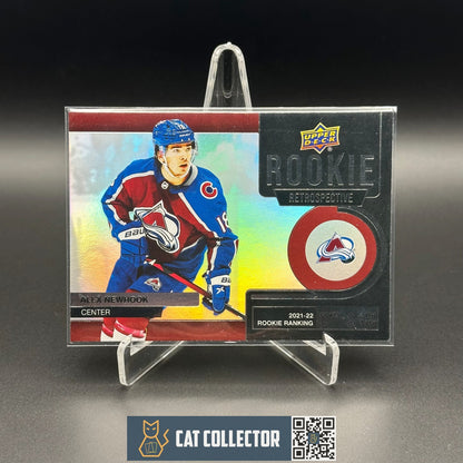 2022-23 UD Series 1 ALEX NEWHOOK #RR-16 Rookie Retrospective