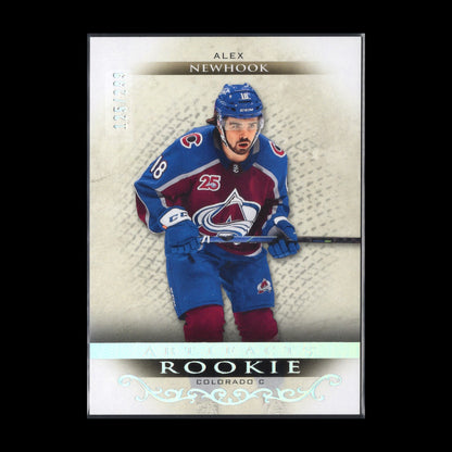 2021-22 UD Artifacts ALEX NEWHOOK #169 Rookie Silver Spectrum /299