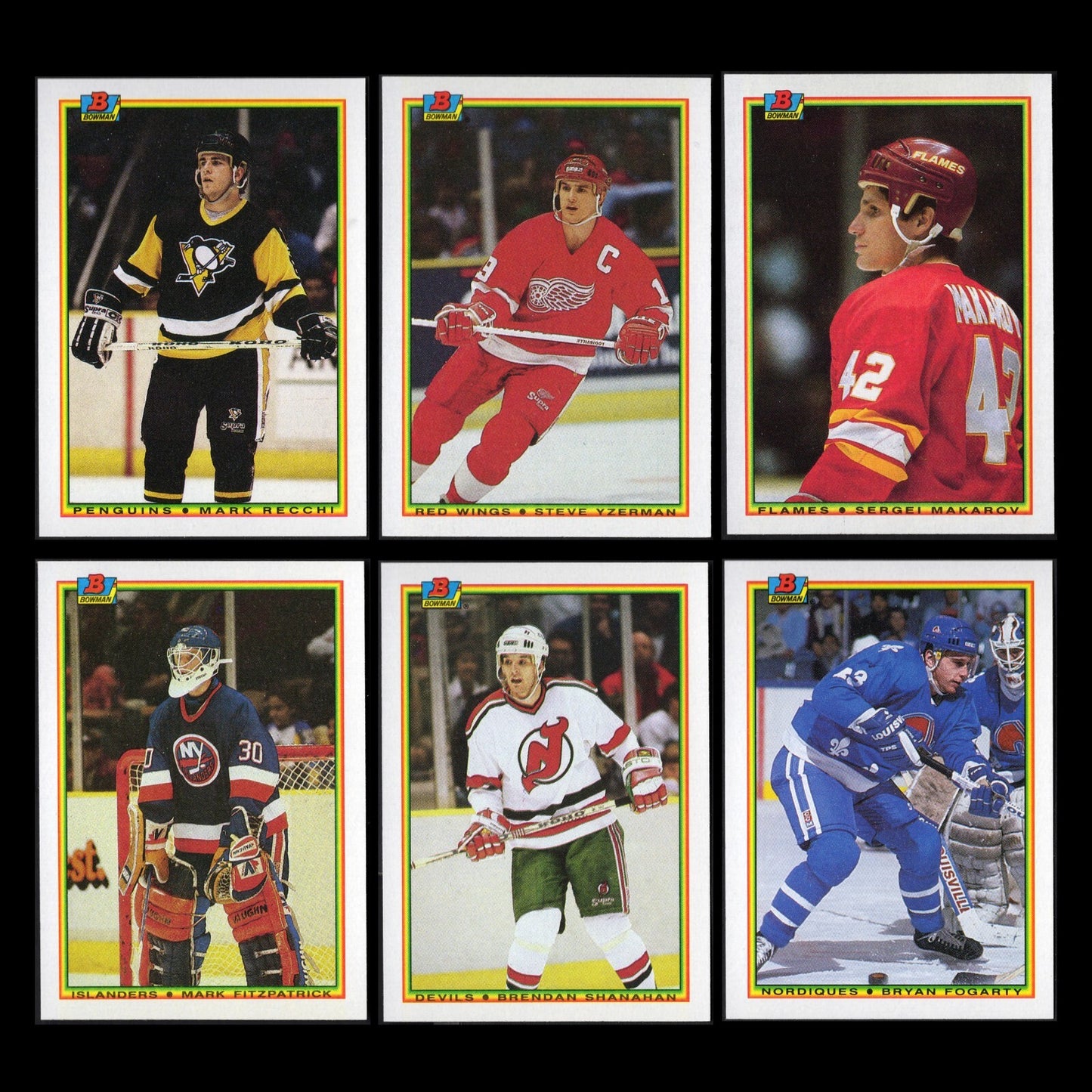 1990-91 Bowman Hockey Base/Rookie ~ YOU PICK from list!