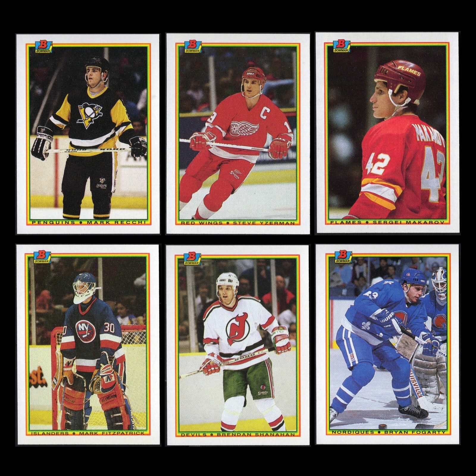 1990-91 Bowman Hockey Base/Rookie ~ YOU PICK from list!