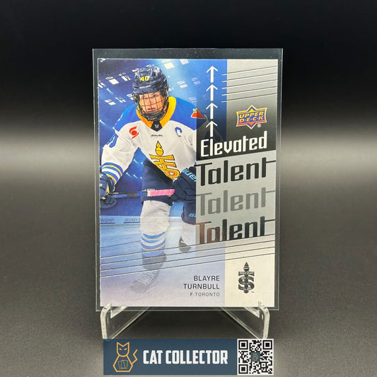 2024-25 Upper Deck PWHL BLAYRE TURNBULL #ET-17 Elevated Talent Toronto Sceptres