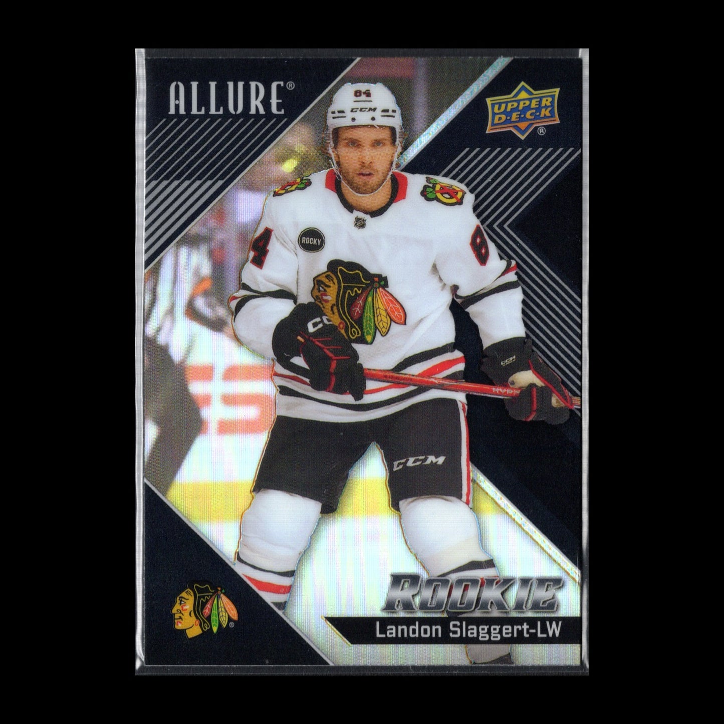 2024-25 UD Allure LANDON SLAGGERT #132 Black Rainbow RC