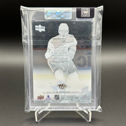 2022-23 UD Clear cut JUUSO PARSSINEN #CC-PA 56/65 Rookie AUTOGRAPH UD Exclusives