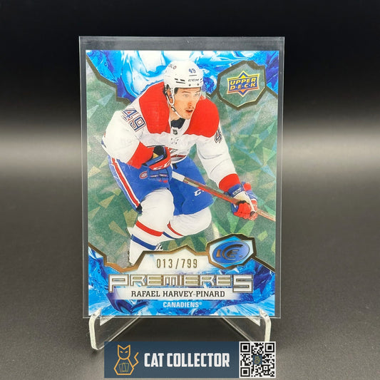 2021-22 UD Ice RAFAEL HARVEY-PINARD #162 Ice Premieres Green Parallel RC /799