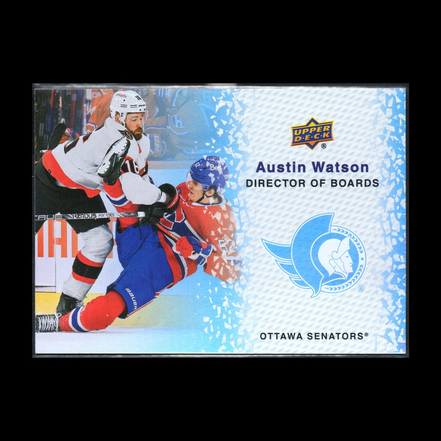 2023-24 UD Series 2 AUSTIN WATSON #DB-12 Director of boards - Ottawa Senators