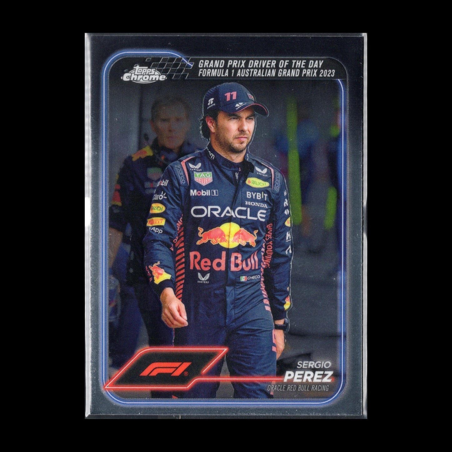 2024 Topps Chrome Formula 1 SERGIO PEREZ #161 Grand Prix Driver of the Day