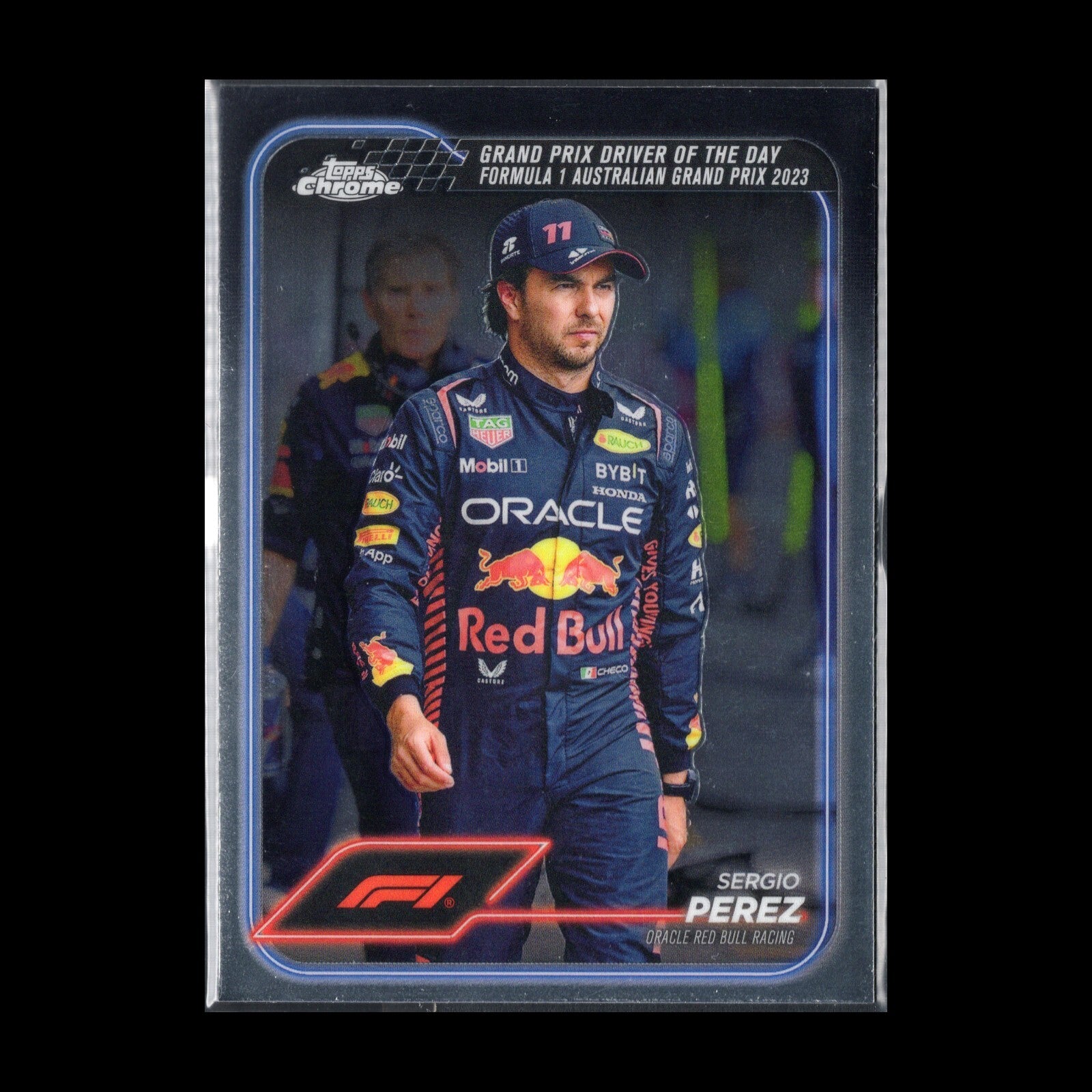 2024 Topps Chrome Formula 1 SERGIO PEREZ #161 Grand Prix Driver of the Day