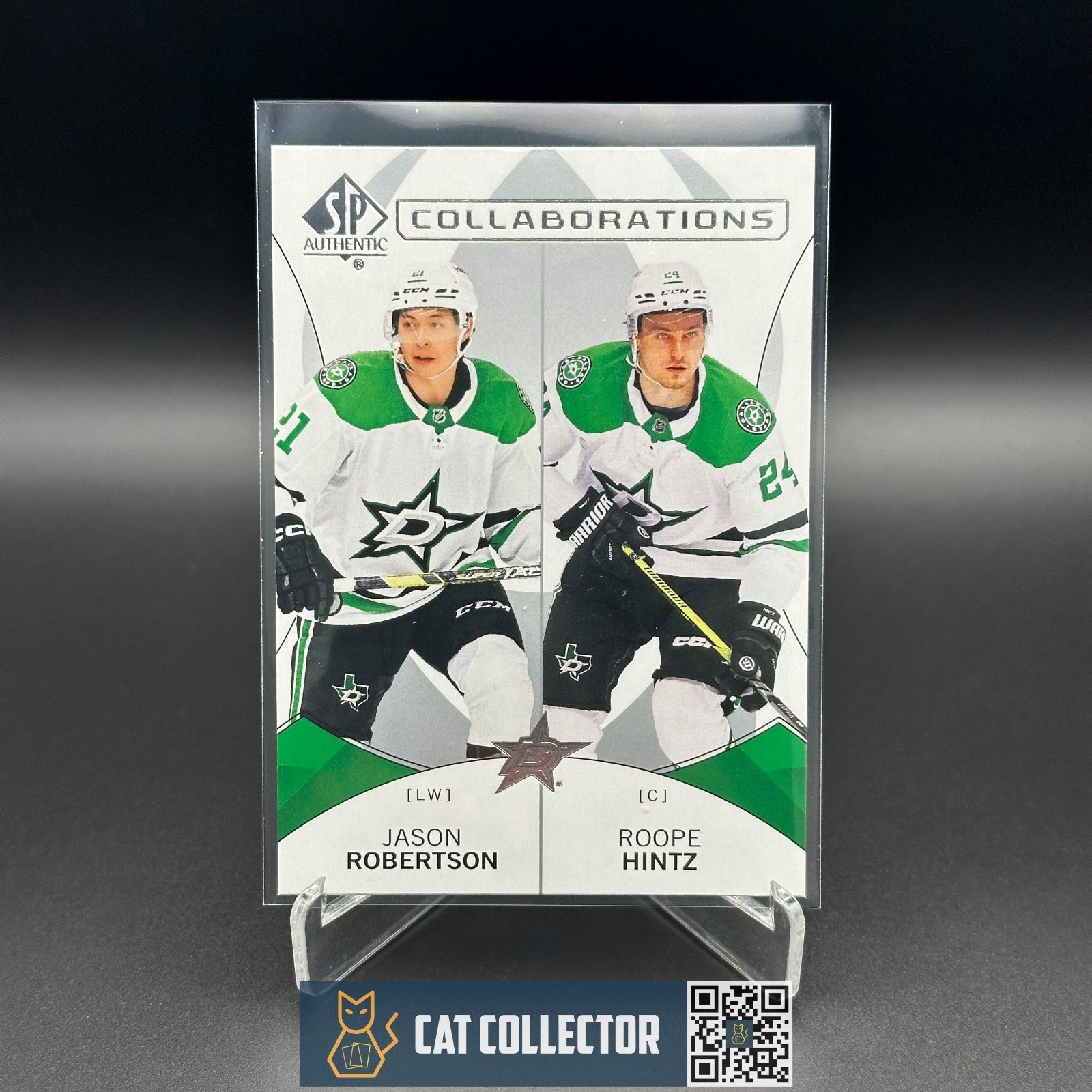 2024-25 UD SP Authentic JASON ROBERTSON / ROOPE HITNZ #C-15 Collaborations