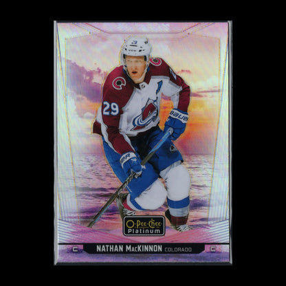 2024-25 O-Pee-Chee Platinum NATHAN MACKINNON #90 Sunset - Colorado Avalanche