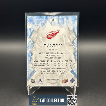 2022-23 UD Ice ANDREW COPP #97 Orange - Detroit Red Wings
