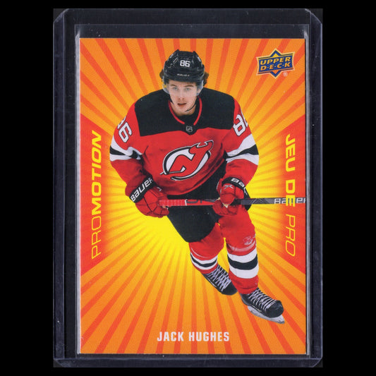 2021-22 UD Tim Hortons JACK HUGHES #PP-14 Promotion - New Jersey Devils