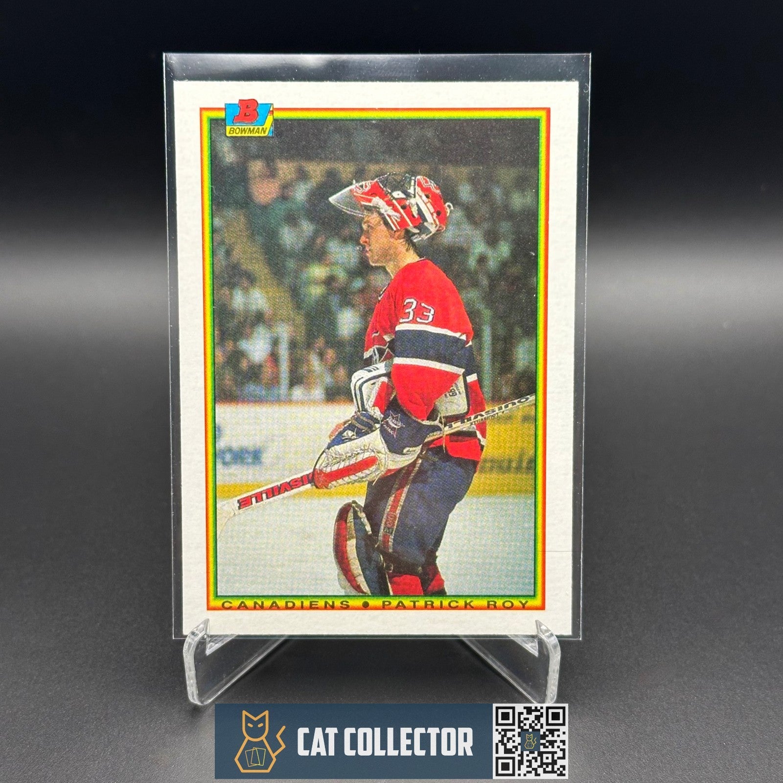 1990-91 Bowman PATRICK ROY #50 Montreal Canadiens