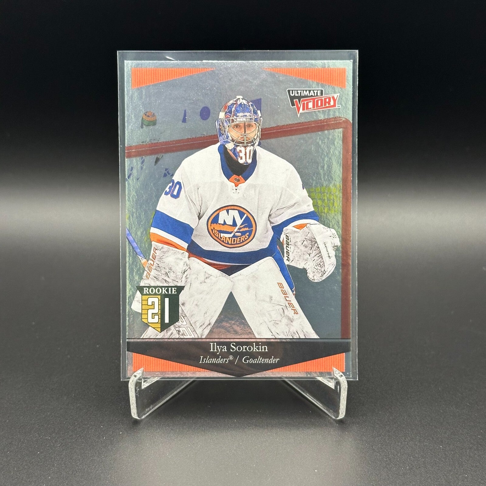 2020-21 UD Extended Series ILYA SOROKIN #UV-38 Ultimate Victory Rookie RC