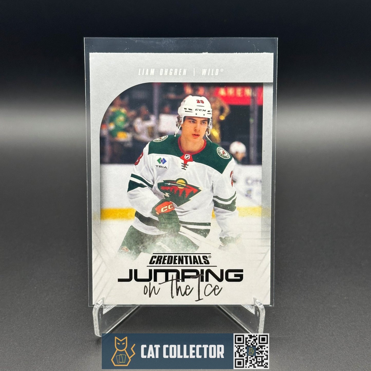 2024-25 UD Credentials LIAM OHGREN #JI-LO Jumping on the ice