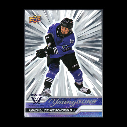 2024-25 UD PWHL KENDALL COYNE SCHOFIELD #53 Young Guns Outburst RC 1st EDITION!