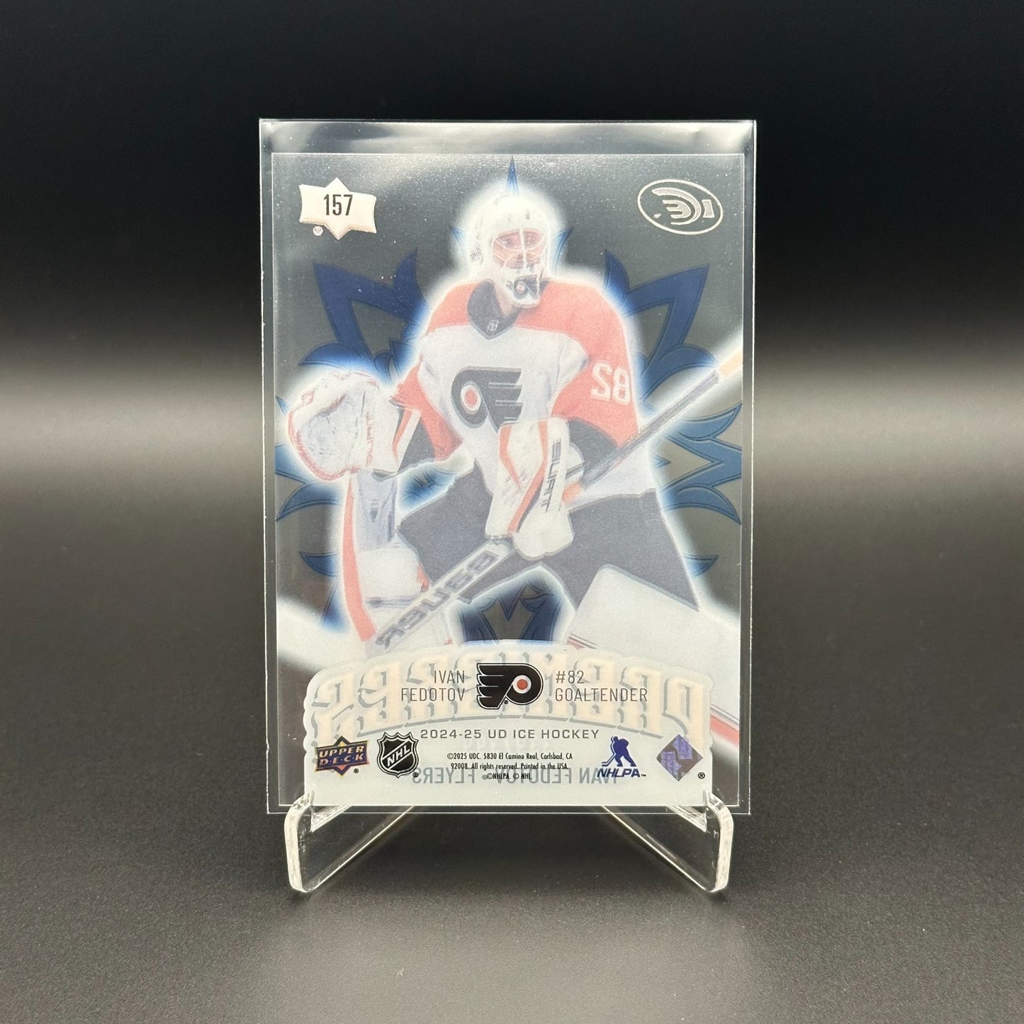 2024-25 UD Ice IVAN FEDOTOV #157 Premieres Blue parallel RC /399