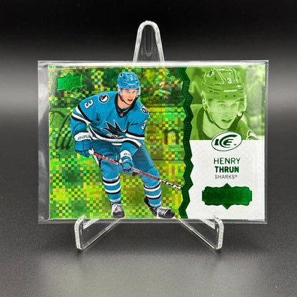 2023-24 Upper Deck Ice BASE & ROOKIE Green parallel ~ YOU PICK from the list!