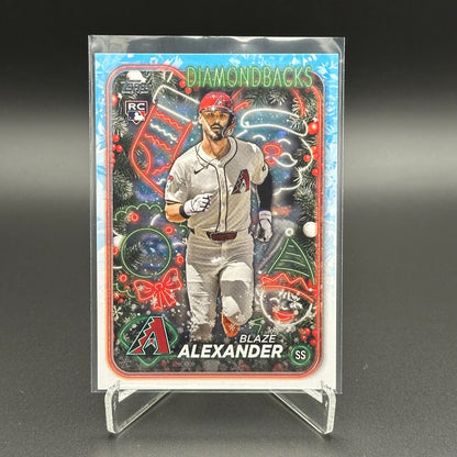 2024 Topps Holiday BLAZE ALEXANDER #H69 RC - Arizona Diamondbacks