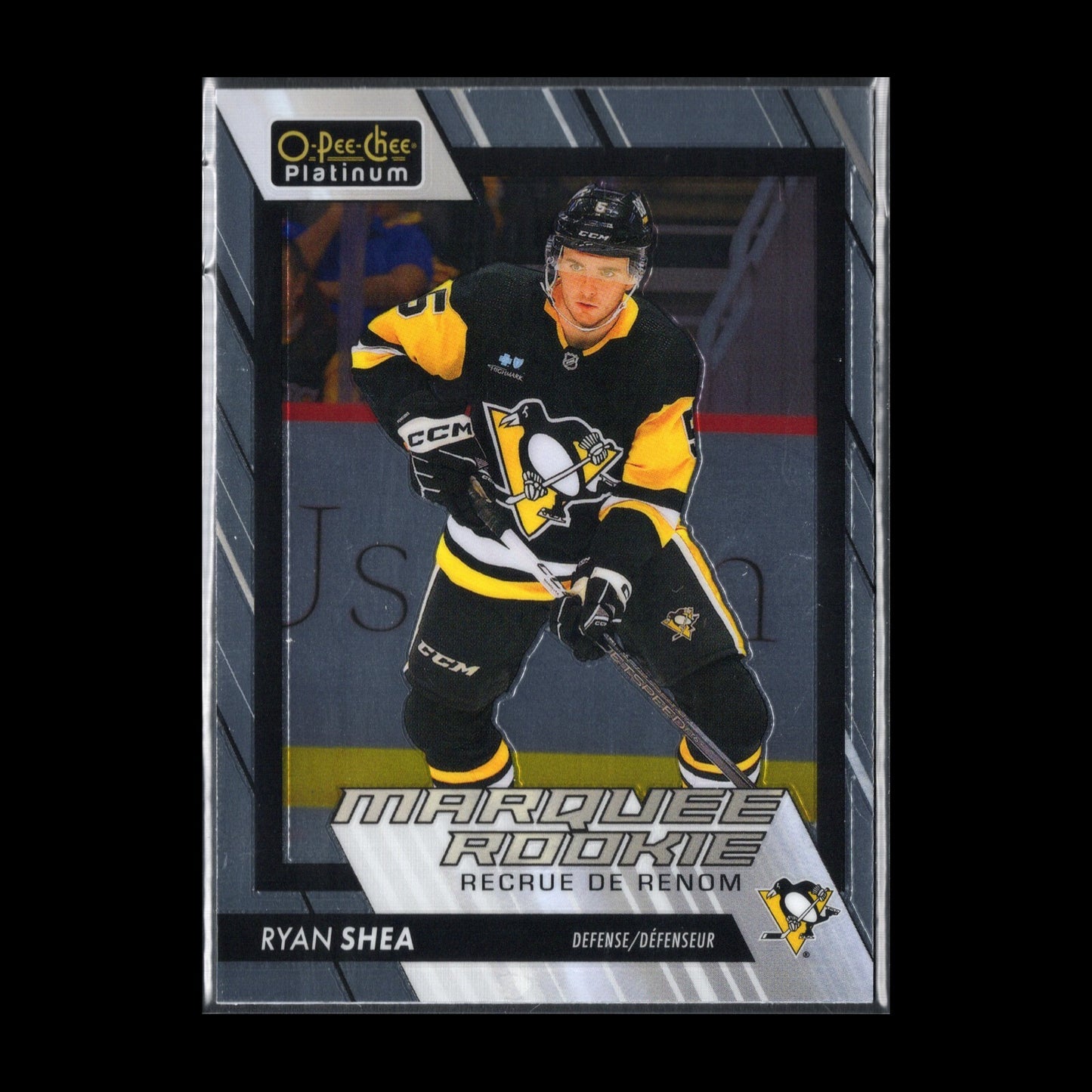 2023-24 OPC Platinum RYAN SHEA #294 Marquee rookie RC - Pittsburgh Penguins