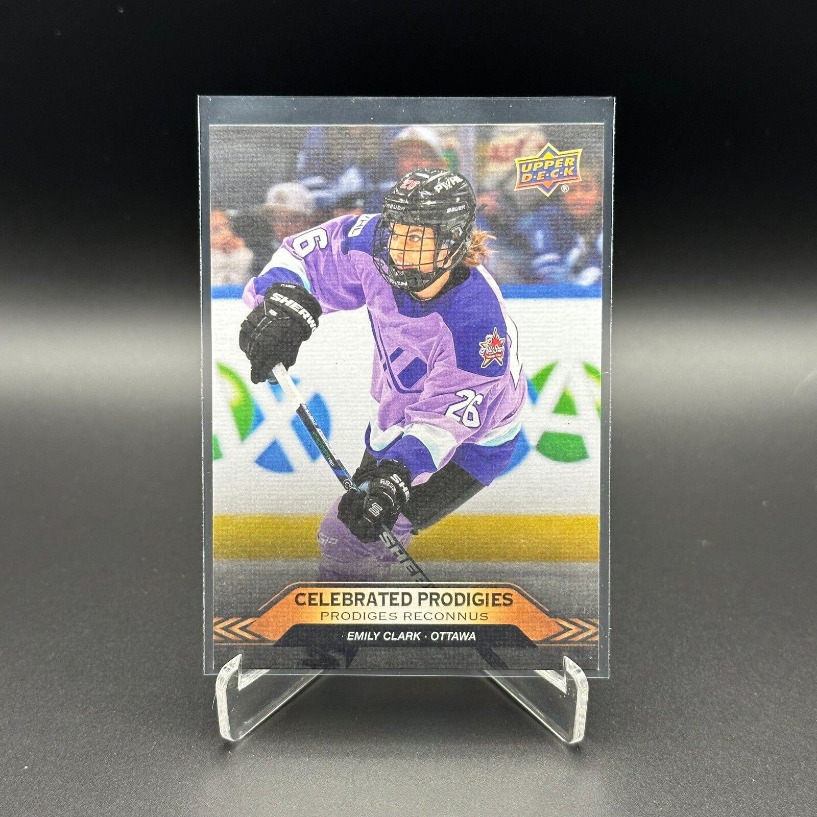 2024-25 UD Tim Hortons EMILY CLARK #CP-14 PWHL Celebrated Prodigies