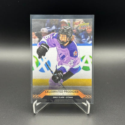 2024-25 UD Tim Hortons EMILY CLARK #CP-14 PWHL Celebrated Prodigies