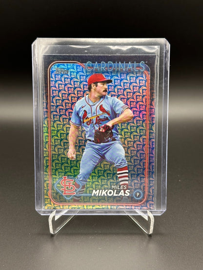 2024 Topps Series 1 MILES MIKOLAS #287 Easter Holiday Foil