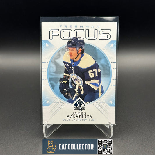 2024-25 UD SP Authentic JAMES MALATESTA #FF-30 Freshman Focus Blue