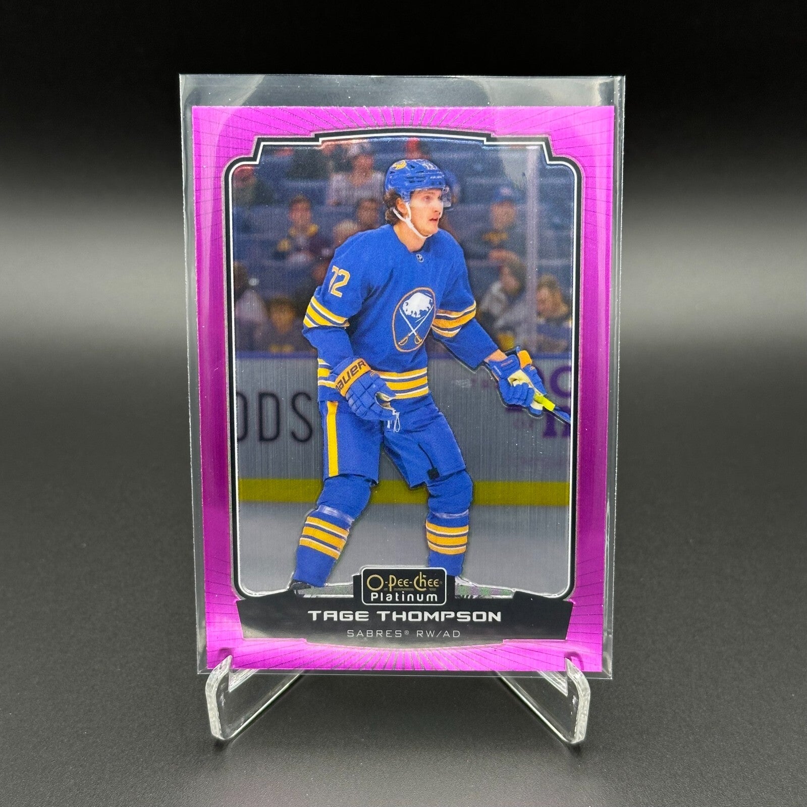 2022-23 O-Pee-Chee Platinum TAGE THOMPSON #132 Matte Pink - Buffalo Sabres