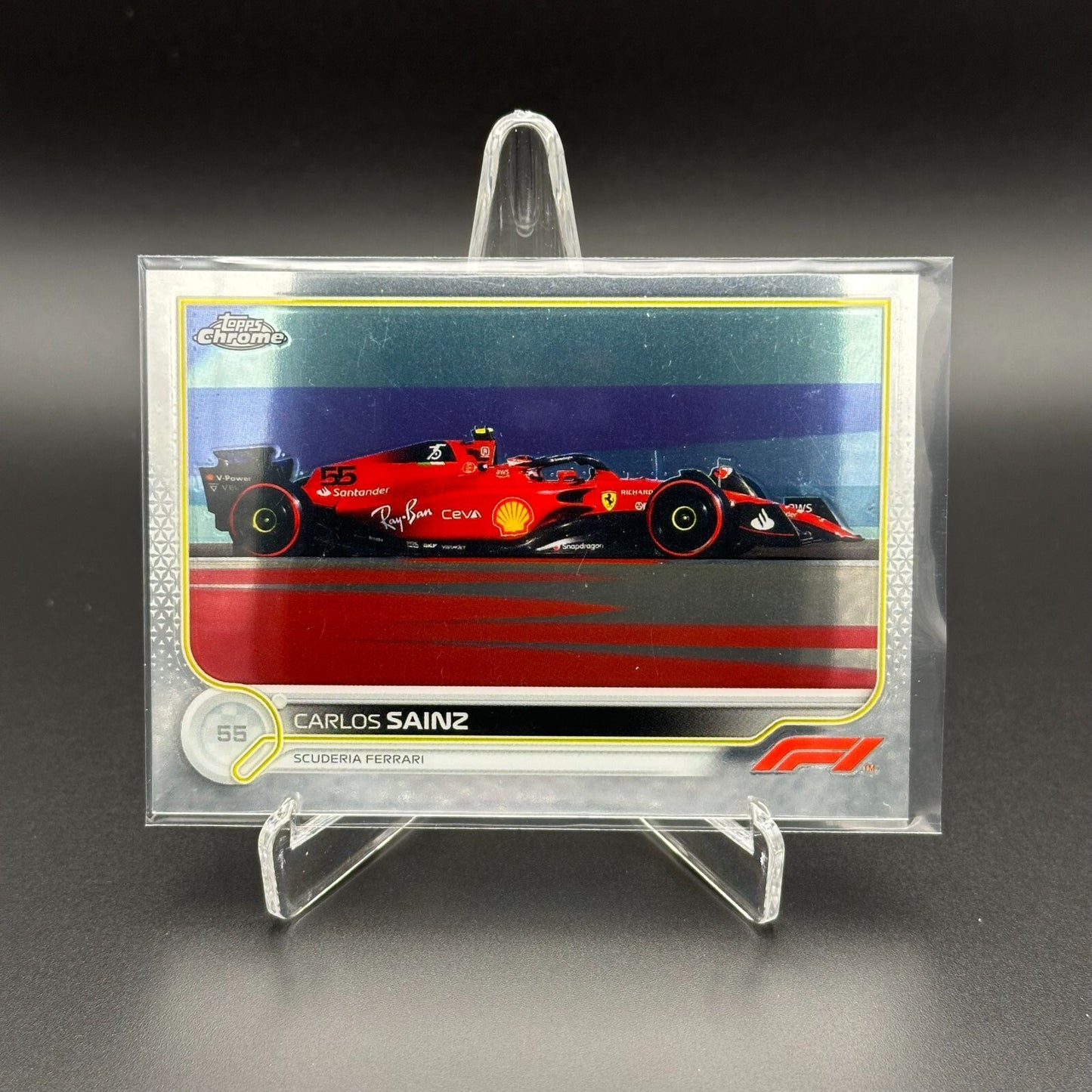 2022 Topps Chrome F1 Formula 1 CARLOS SAINZ #118 - Scuderia Ferrari