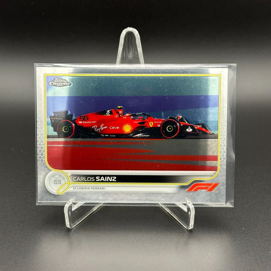 2022 Topps Chrome F1 Formula 1 CARLOS SAINZ #118 - Scuderia Ferrari