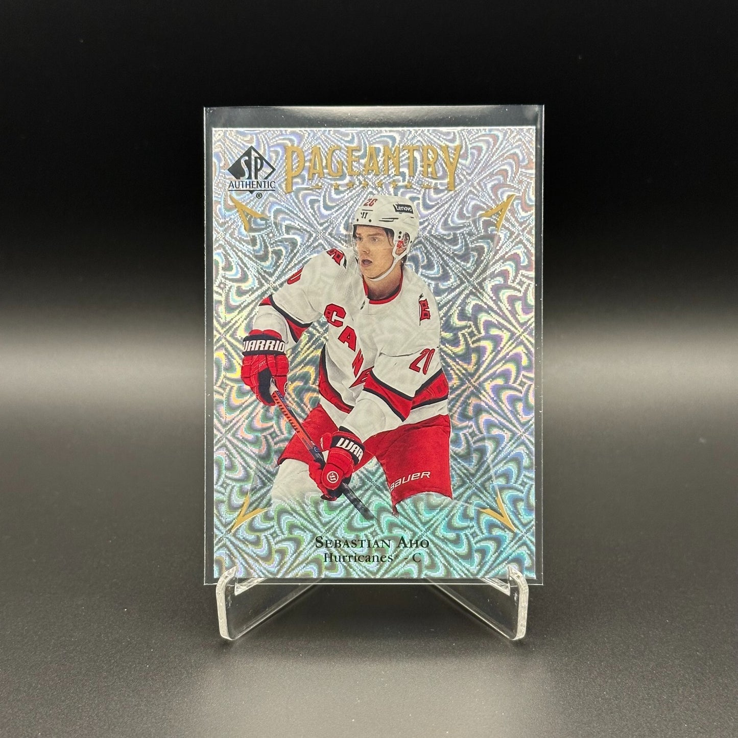 2021-22 UD SP Authentic SEBASTIAN AHO #P-2 Pageantry - Carolina Hurricanes