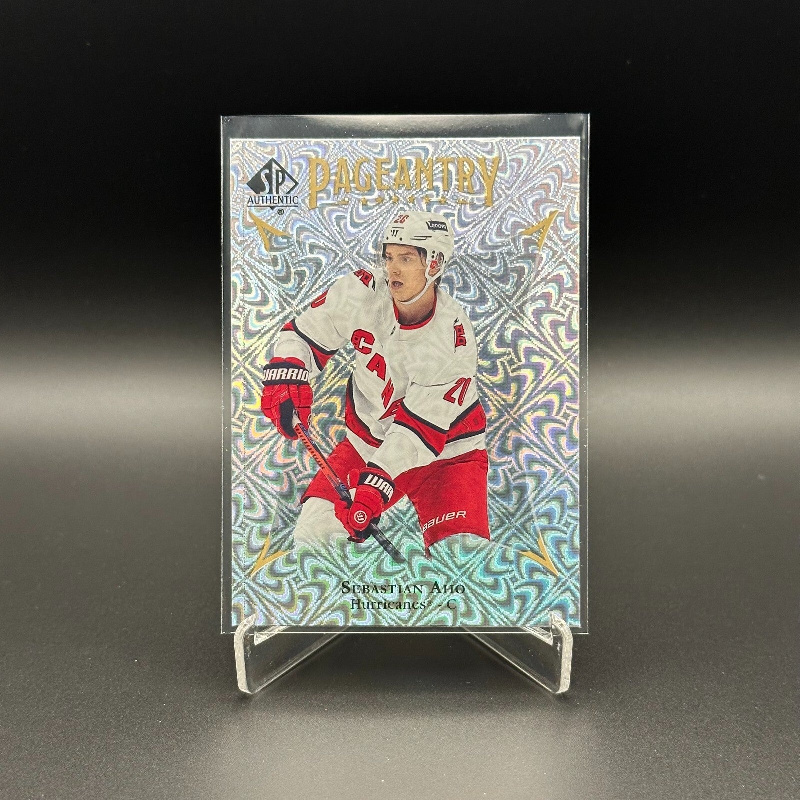 2021-22 UD SP Authentic SEBASTIAN AHO #P-2 Pageantry - Carolina Hurricanes