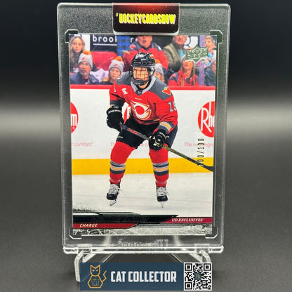 2024-25 UD PWHL SAVANNAH HARMON #5 UD Exclusives 100/100 - Last print!