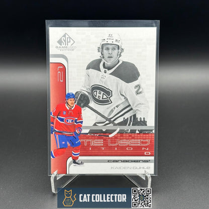 2022-23 UD SP Game Used KAIDEN GUHLE #RC-52 Retro Rookie RC /999