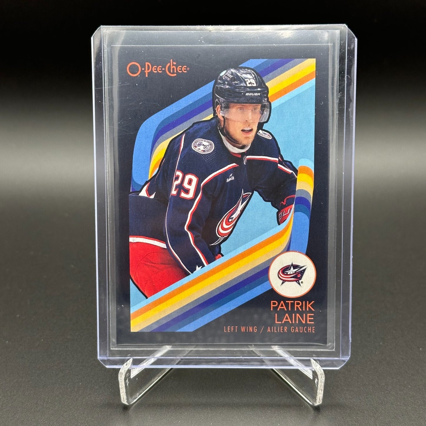 2023-24 O-Pee-Chee PATRIK LAINE #147 Retro Black Border Parallel 70/100