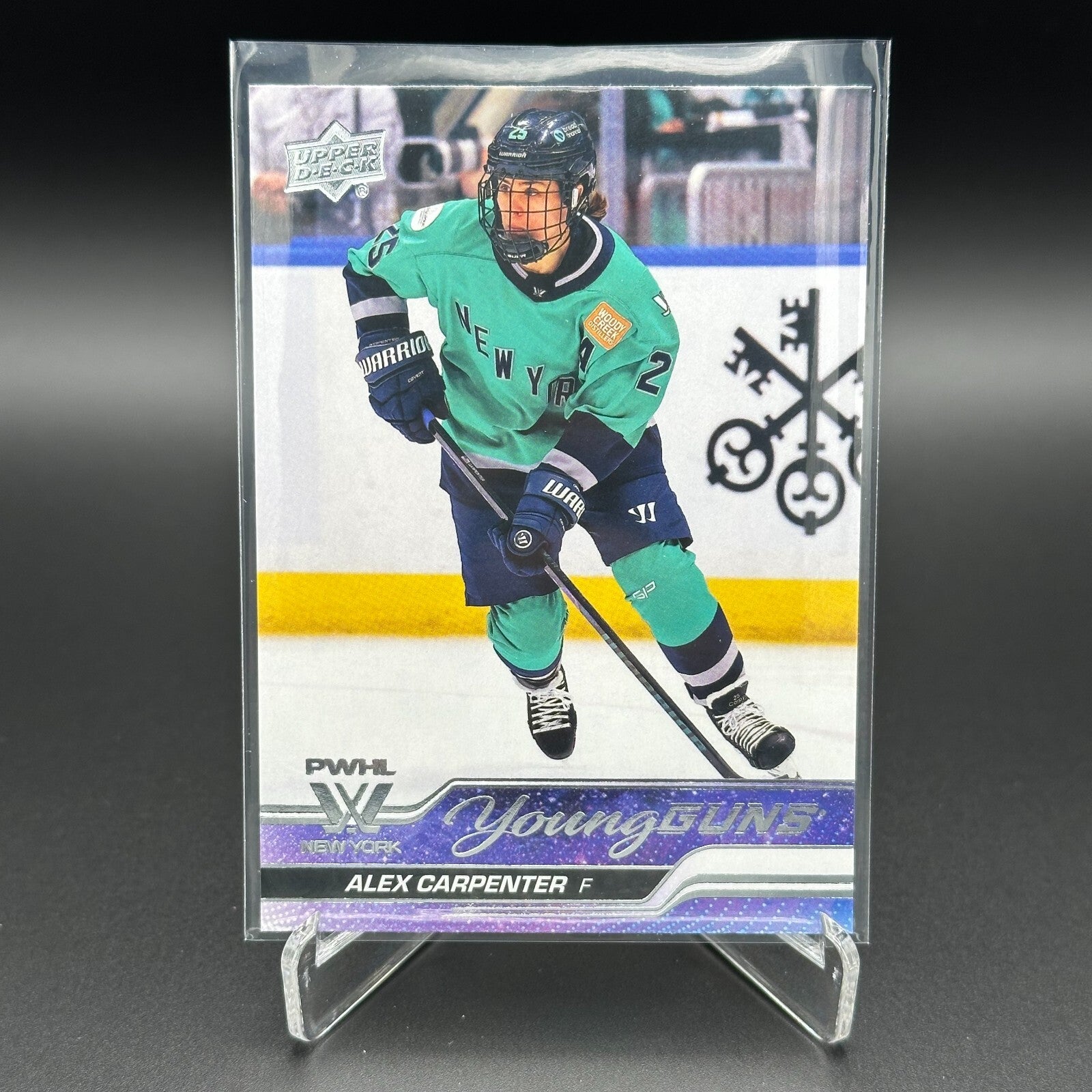 2024-25 UD PWHL ALEX CARPENTER #54 Young guns RC - 1st Edition!
