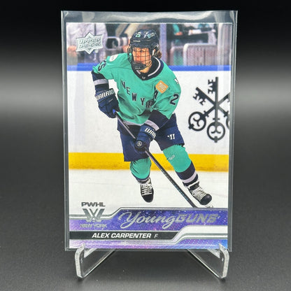 2024-25 UD PWHL ALEX CARPENTER #54 Young guns RC - 1st Edition!