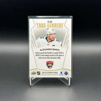 2021-22 UD SP Authentic ALEKSANDER BARKOV #TL-10 True Leaders - Florida Panthers
