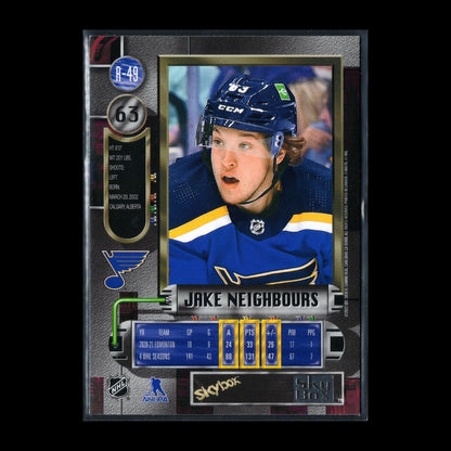 2021-22 SkyBox Metal Universe JAKE NEIGHBOURS #R-49 Retro Rookies RC