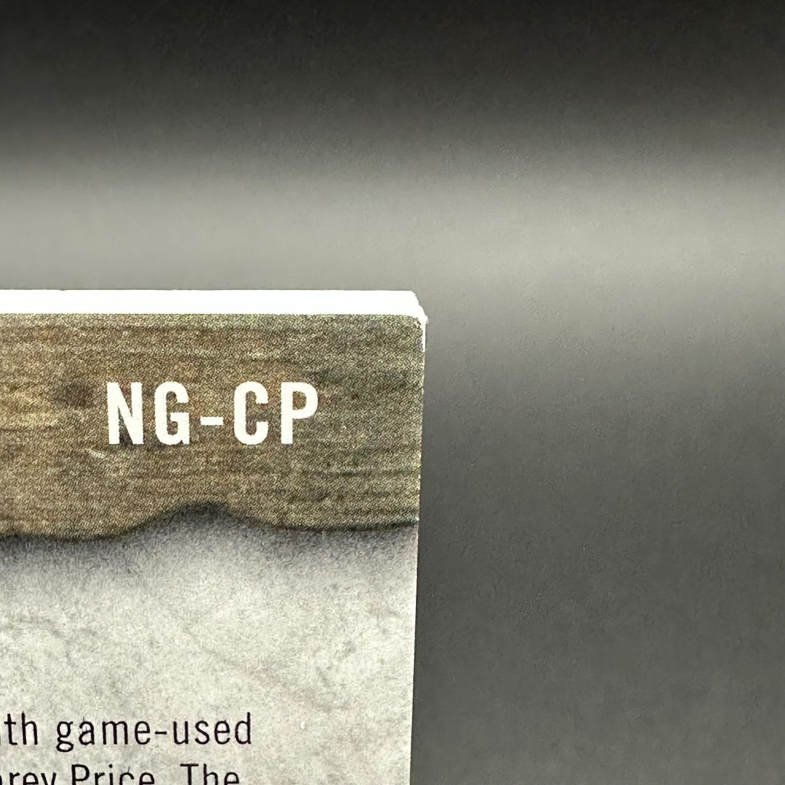 2021-22 UD Artifacts CAREY PRICE #NG-CP Net Gear /25 Auto Jersey